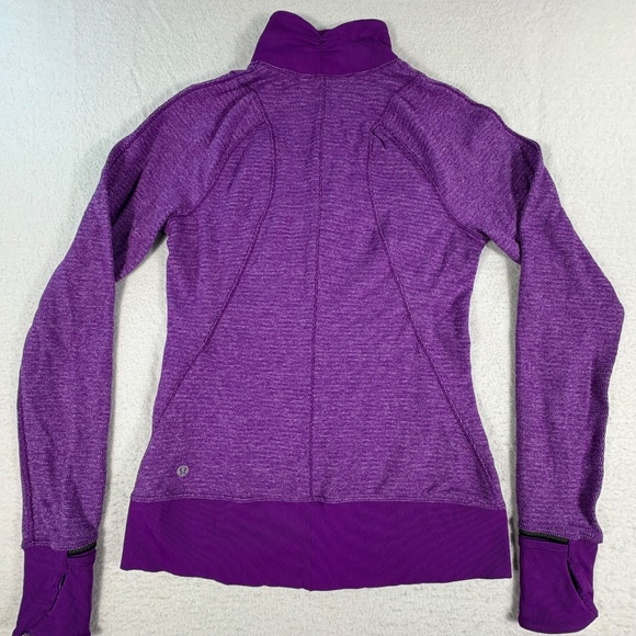 Lululemon Women's Runderful Pullover Size 8 Half Zip in Heathered Violet - Picture 11 of 15